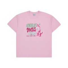 【IN STOCK】ADLV x JEONGHAN DIN2LS CREATURE LETTERING SHORT SLEEVE T-SHIRT PINK