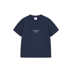 ADLV BASIC LOGO WOMAN SHORT SLEEVE T-SHIRT DARK NAVY