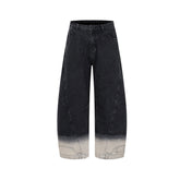 Contrast gradient jeans