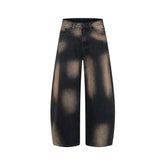 loose denim trousers