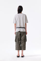 MATIN KIM PORTRAIT GRAFFITI LOGO TOP IN LIGHT GREY