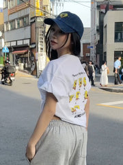 ADLV HAPPY SPONGEBOB SHORT SLEEVE T-SHIRT WHITE