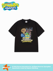 ADLV THE ADVENTURES OF SPONGEBOB SHORT SLEEVE T-SHIRT BLACK