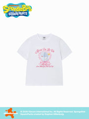 ADLV WOMAN HEART PEARL SHORT SLEEVE T-SHIRT WHITE