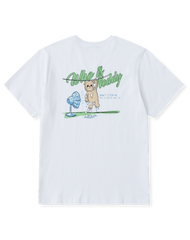 NERDY Neddy Drawing Short Sleeve T-Shirt White