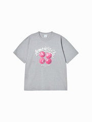 ADLV TENNIS BALL SHORT SLEEVE T-SHIRT MELANGE