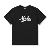 NERDY Varsity Logo Short Sleeve T-Shirt Black