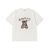 ADLV DRAWING BEAR SHORT SLEEVE T-SHIRT CREAM