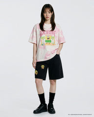 ADLV HULA DANCE SPONGEBOB SHORT SLEEVE T-SHIRT PINK