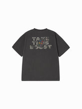 ADLV TAKE YOUR BOOST PIGMENT SHORT SLEEVE T-SHIRT CHARCOAL