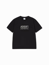 ADLV MULTI AC BEAR FACE LOGO SHORT SLEEVE T-SHIRT BLACK