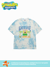 ADLV HULA DANCE SPONGEBOB SHORT SLEEVE T-SHIRT BLUE