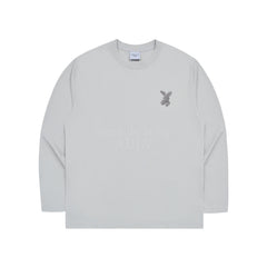 【IN STOCK】ADLV FUZZY RABBIT LONG SLEEVE T-SHIRT GREY