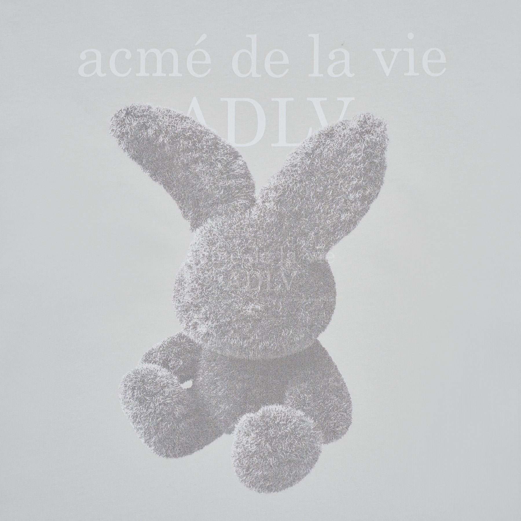 【IN STOCK】ADLV FUZZY RABBIT LONG SLEEVE T-SHIRT GREY