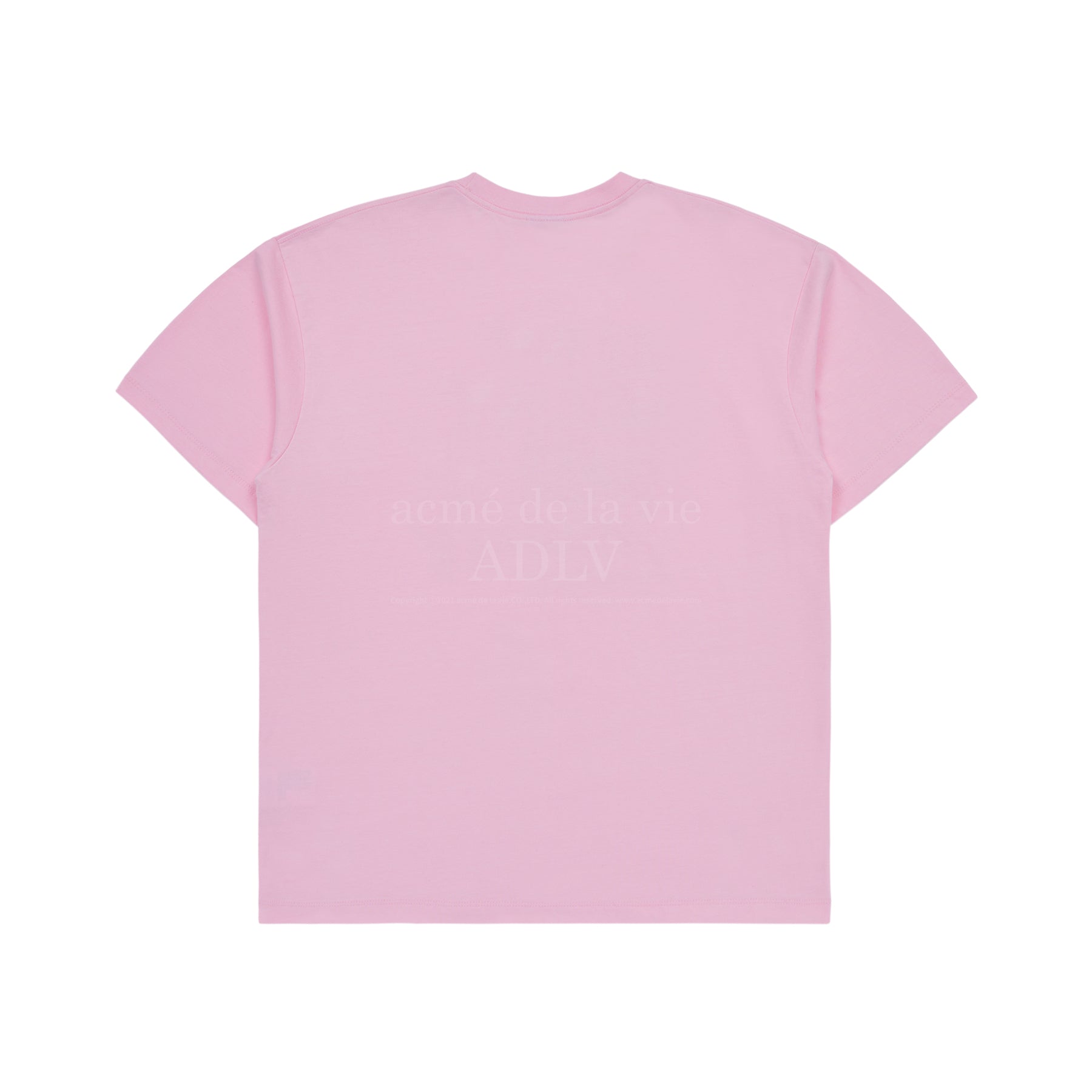 【IN STOCK】ADLV x JEONGHAN DIN2LS CREATURE LETTERING SHORT SLEEVE T-SHIRT PINK