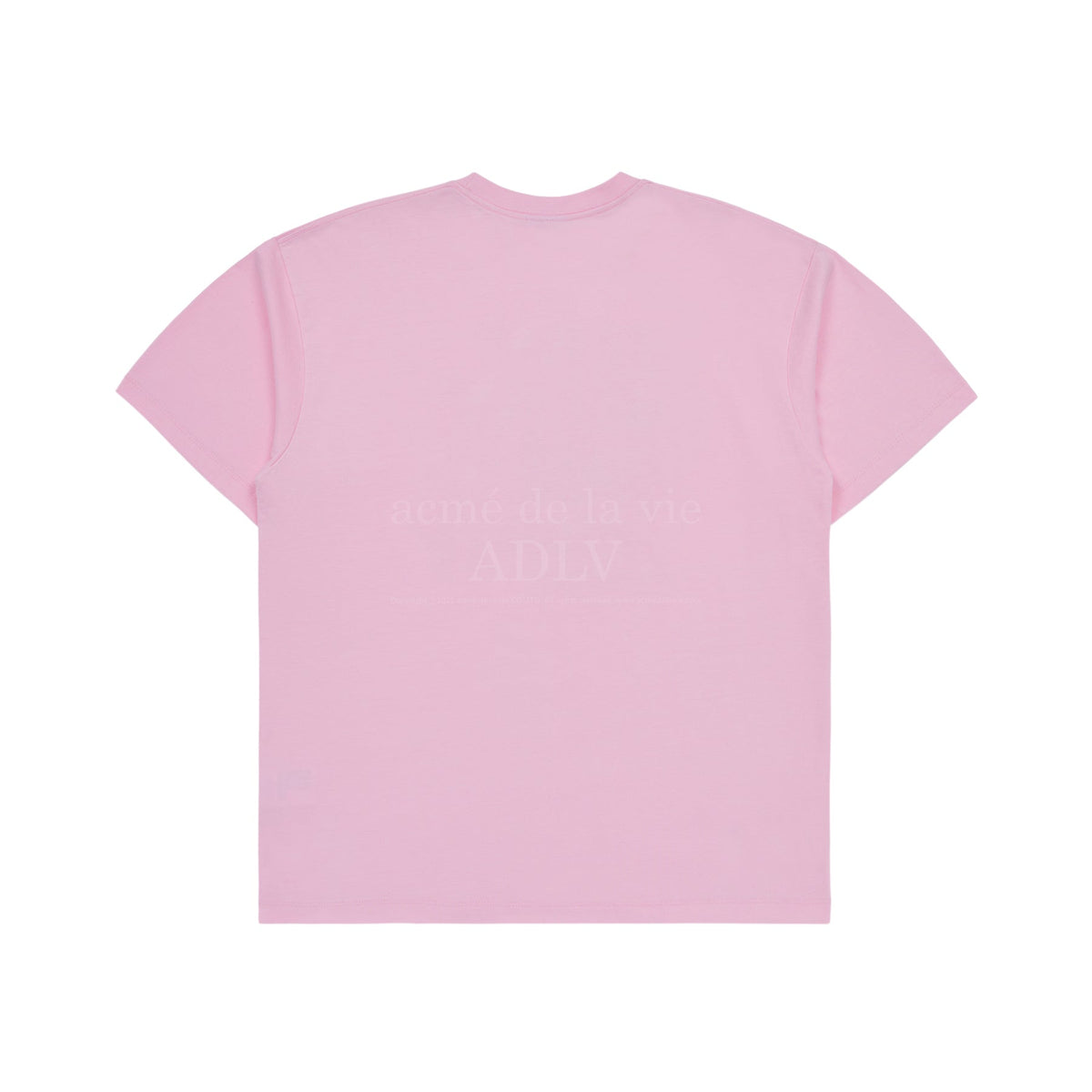 【IN STOCK】ADLV x JEONGHAN DIN2LS CREATURE LETTERING SHORT SLEEVE T-SHIRT PINK