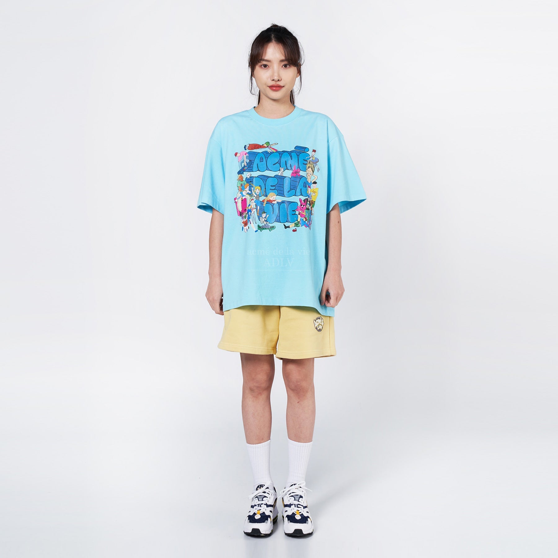 【IN STOCK】ADLV FRIENDS 2 SHORT SLEEVE T-SHIRT SKYBLUE