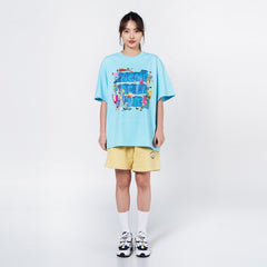 【IN STOCK】ADLV FRIENDS 2 SHORT SLEEVE T-SHIRT SKYBLUE