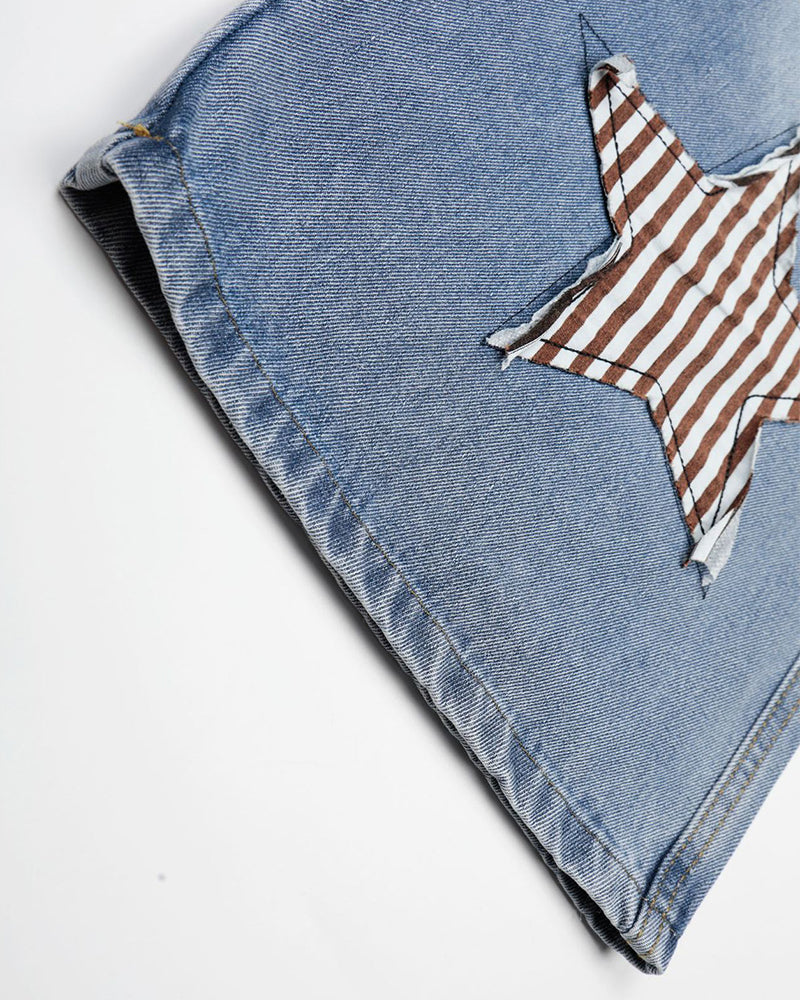 Retro ripped star jeans