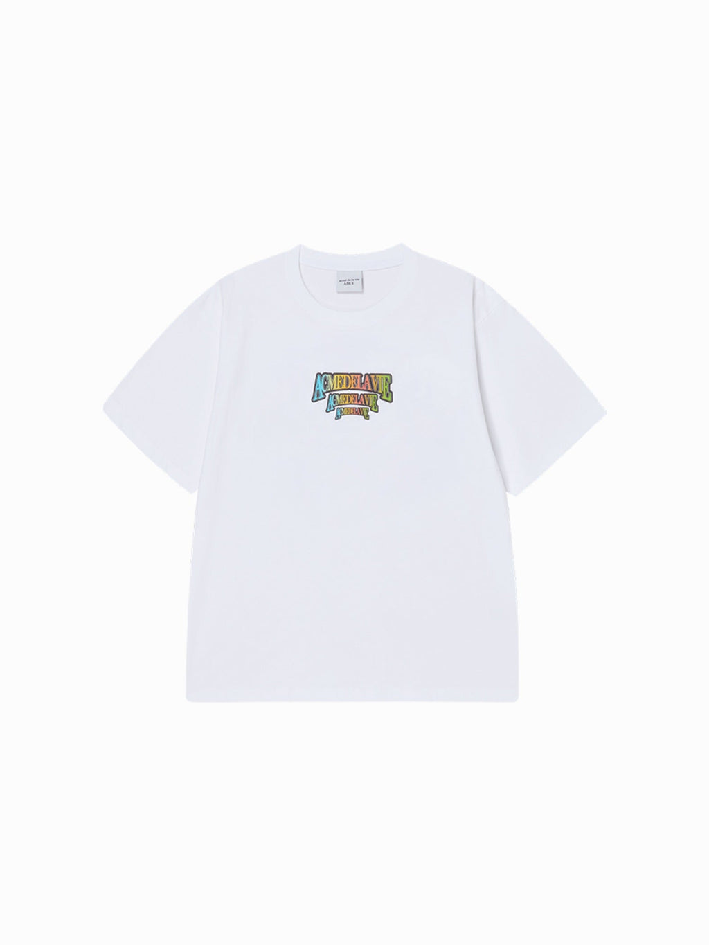 ADLV SWIRLING AC BEAR SHORT SLEEVE T-SHIRT WHITE