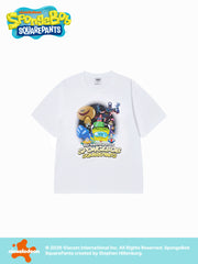ADLV THE ADVENTURES OF SPONGEBOB SHORT SLEEVE T-SHIRT WHITE