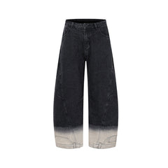 Contrast gradient jeans