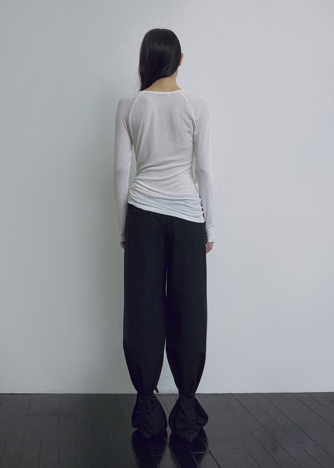 BOHEMSEO SOFT DRAPING T, WHITE