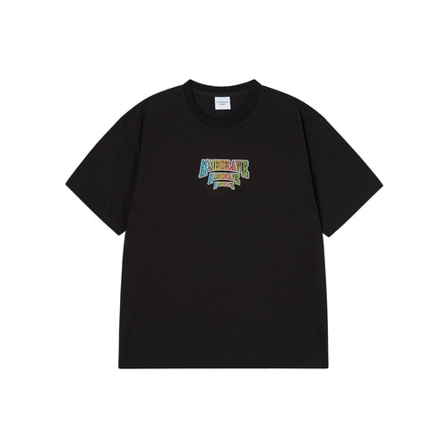 ADLV SWIRLING AC BEAR SHORT SLEEVE T-SHIRT BLACK