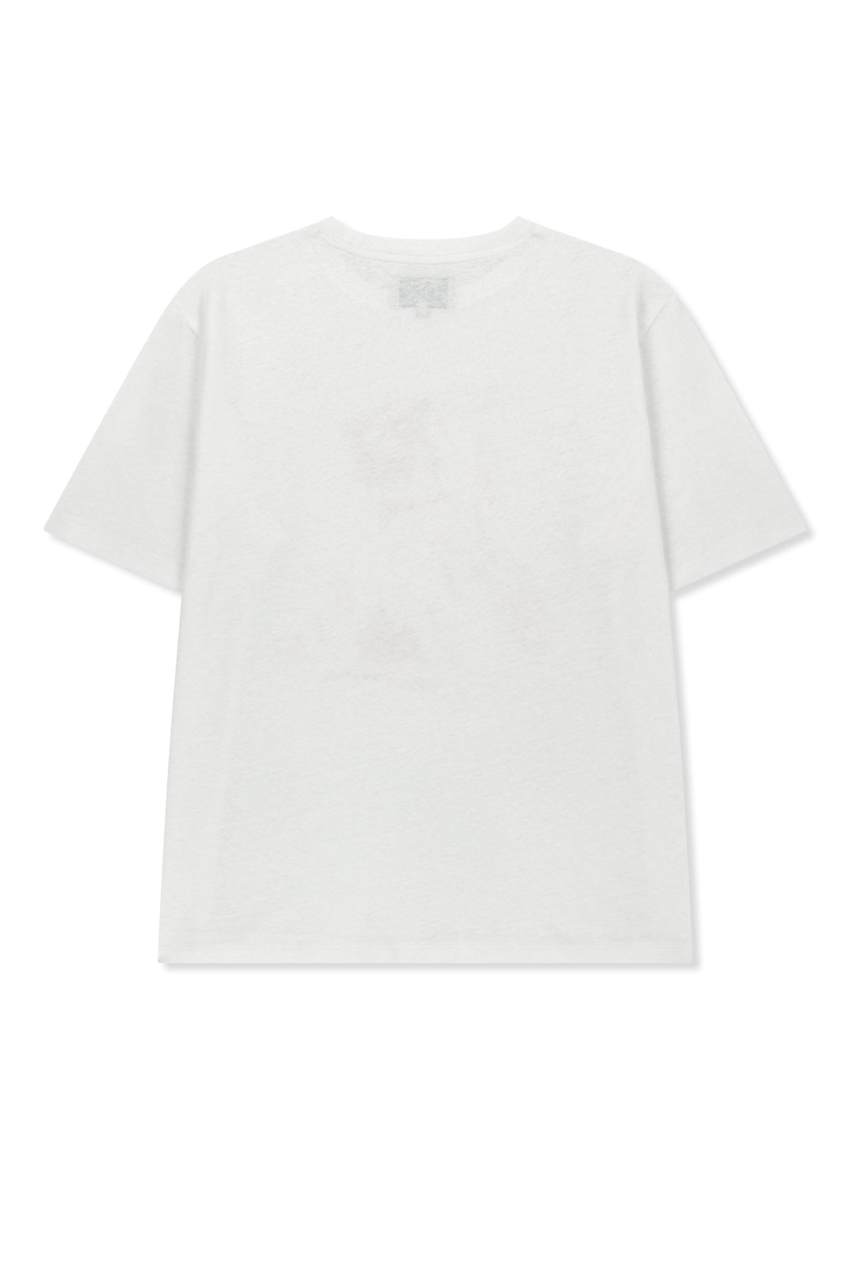 MATIN KIM PORTRAIT GRAFFITI LOGO TOP IN WHITE