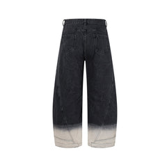 Contrast gradient jeans