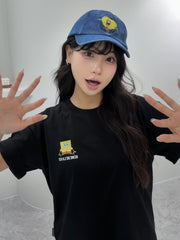 ADLV HAPPY SPONGEBOB SHORT SLEEVE T-SHIRT BLACK