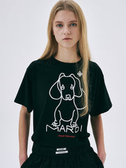 MARDI TSHIRT DDANJI CH.02_BLACK WHITE