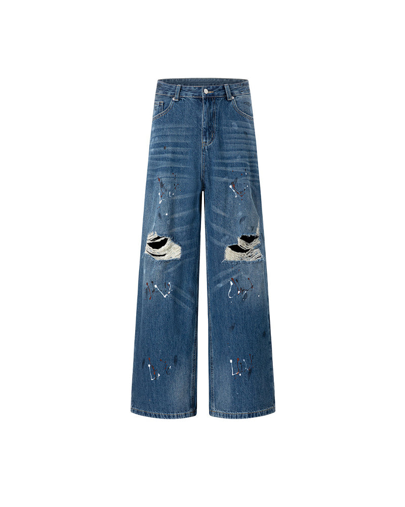 Vintage ripped jeans