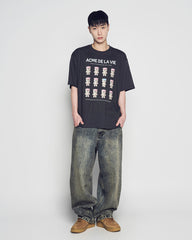 ADLV PLASTIC AC BEAR SHORT SLEEVE T-SHIRT CHARCOAL