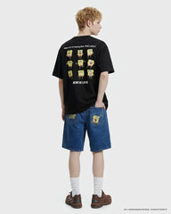 ADLV HAPPY SPONGEBOB SHORT SLEEVE T-SHIRT BLACK
