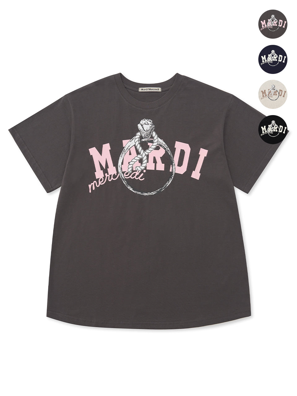 MARDI TSHIRT RING WITH ROCK_4COLORS