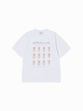 ADLV PLASTIC AC BEAR SHORT SLEEVE T-SHIRT WHITE