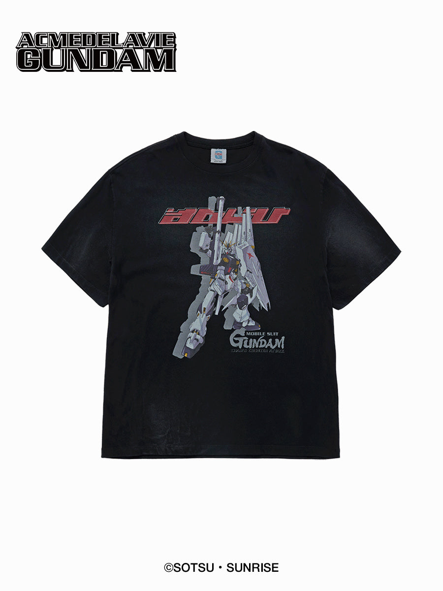 MOBILE SUIT GUNDAM CHAR'S COUNTERATTACK WASHING SHORT SLEEVE T-SHIRT