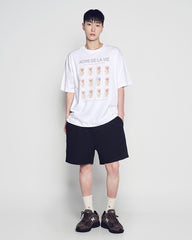 ADLV PLASTIC AC BEAR SHORT SLEEVE T-SHIRT WHITE
