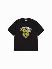 ADLV TENNIS BALL SHORT SLEEVE T-SHIRT BLACK