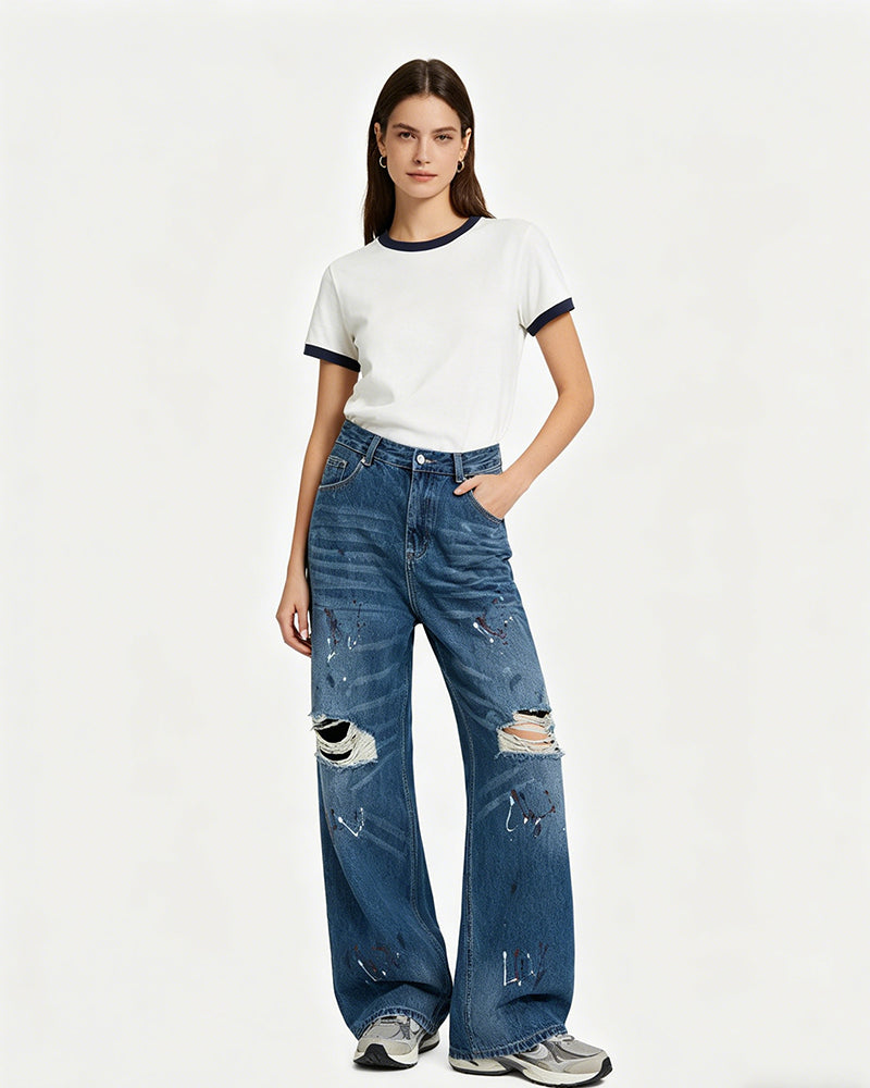 Vintage ripped jeans
