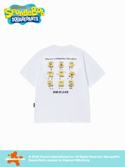 ADLV HAPPY SPONGEBOB SHORT SLEEVE T-SHIRT WHITE