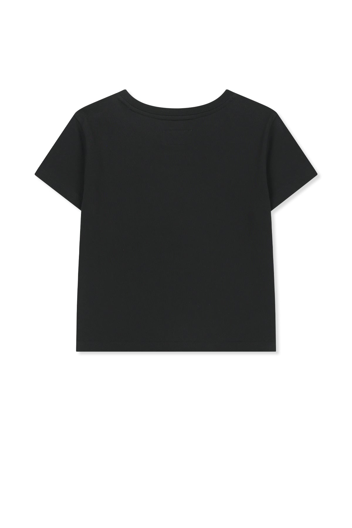 MATIN KIM ARCH LOGO CROP TOP IN BLACK