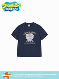 ADLV WOMAN HEART PEARL SHORT SLEEVE T-SHIRT NAVY