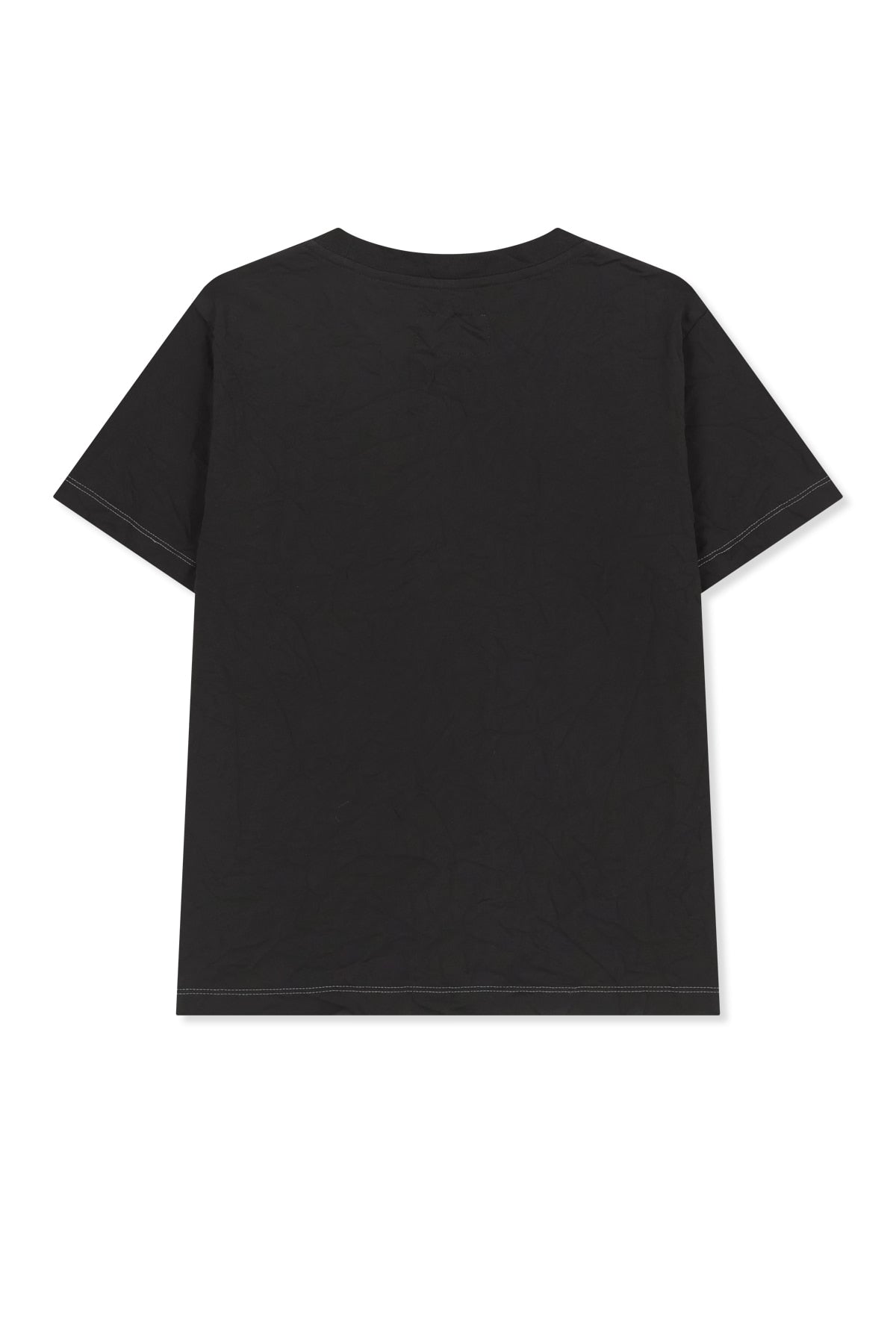 MATIN KIM LETTERING GRAFFITI CREASE TOP IN BLACK