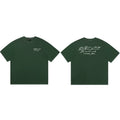 Cole Buxton Dark Green Script Signature Graphic T-Shirt