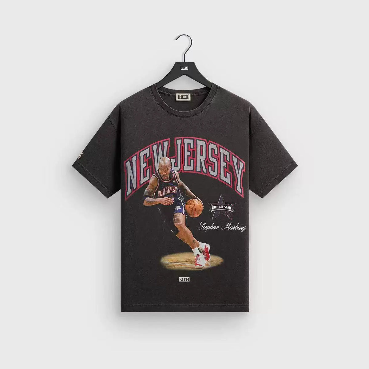 Kith x New Jersey Vintage Basketball Graphic Tee