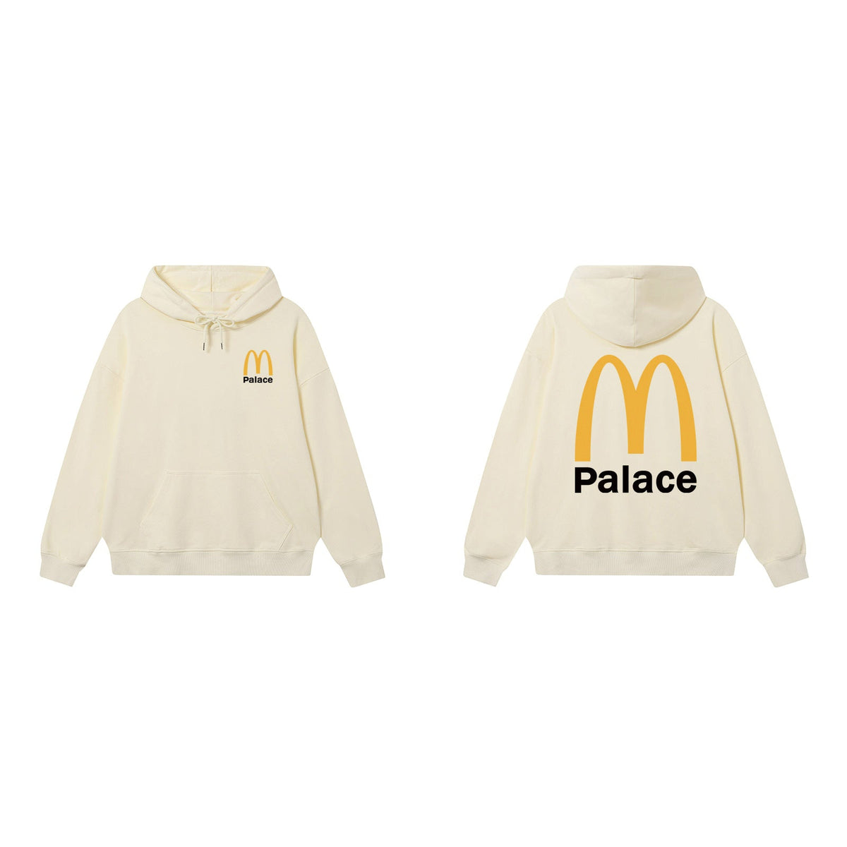 Palace Cream Golden Arches Graphic Hoodie