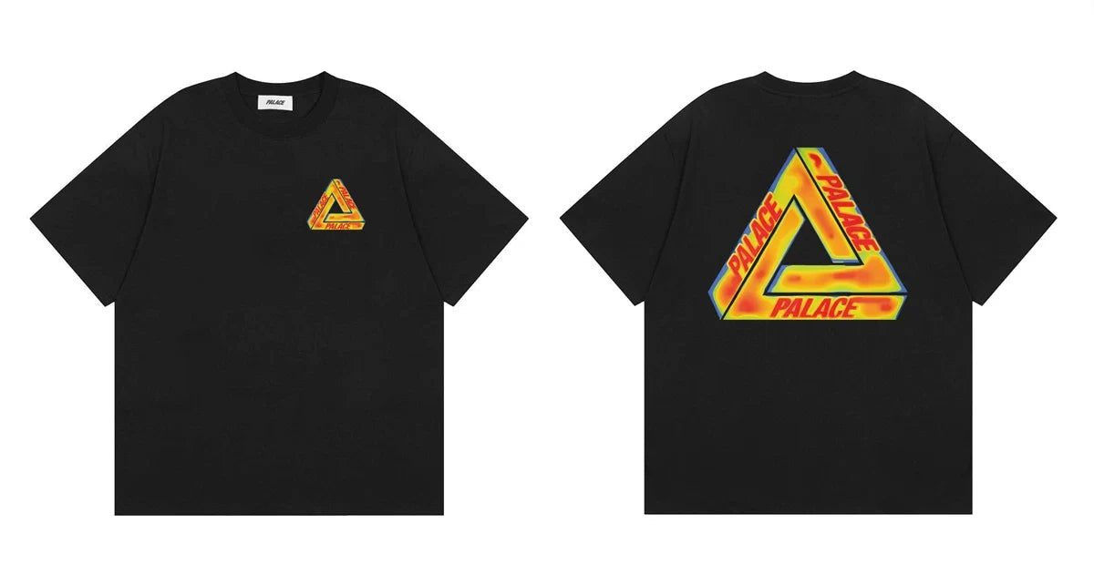 Palace Black Thermal Gradient Tri-Ferg Graphic Tee