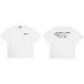 Cole Buxton White Script Signature Graphic T-Shirt